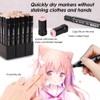 CHOTUNE Alcohol Marker Set, 36 Skin Tones Double Tip Soft