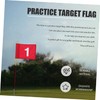 Kisangel Golf Level Training Tool Portable Golfs Flag for Practicing