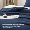 Litanika Navy Blue Oversized King Comforters Super King Size, 3