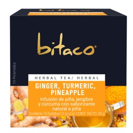 Bitaco | Pack de 3 cajas de Té Herbal Jengibre + Té Verde Matcha + Té Blanco Dragon Fruit | 30 bolsitas