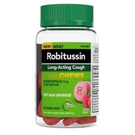 ROBITUSSIN ADULT LA COUGH BERRY CHW 20CT