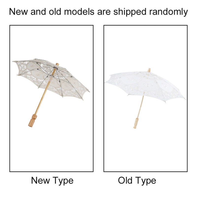 Mini Lace Umbrella Wedding Bridal Parasol Umbrella for Girl Party