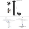 NearMoon Rain Shower Head With Shower Arm, Ceiling Mount Square
