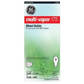 GE Multi-Vapor Metal Halide 175 watt Light Bulb 26433 MVR175/U/CP
