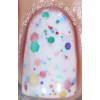 Kbshimmer Esmalte De Uñas Oh Splat, Purpurina Blanca Con Arco