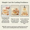 FWOAFTER 2 Pack Beeswax Bread Bags for Homemade Sourdough (13"x17")