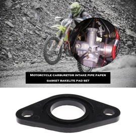 Micro Traders 2 Sets Carburetor Intake Gaskets Carburetor Intake Manifold Gaskets with O-Ring Replacement for 50cc 70cc 90cc 110cc 125cc Dirt Pit Bike ATV 4 Wheeler Quad Scooter