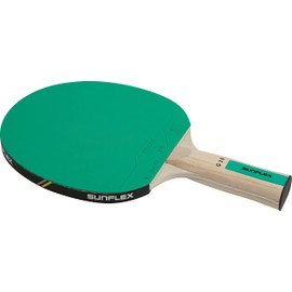 Sunflex® Color COMP G30 Table Tennis Bat | Training Bat | Anatomical Grip | ITTF Certified Green Coating | For Advanced Players