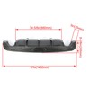 KUAFU Rear Lower Diffuser Lip Bumper Compatible with 2016-2019 Nissan