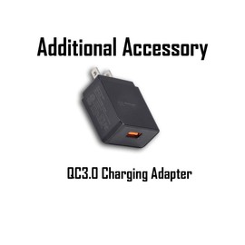 NITECORE E4K 4400 Lumens EDC Flashlight with 5000mAh USB-C Rechargeable Battery and LumenTac Quick Charge 3.0 Adapter