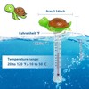 Floating Pool Thermometer, Large Display with String Easy to Read,