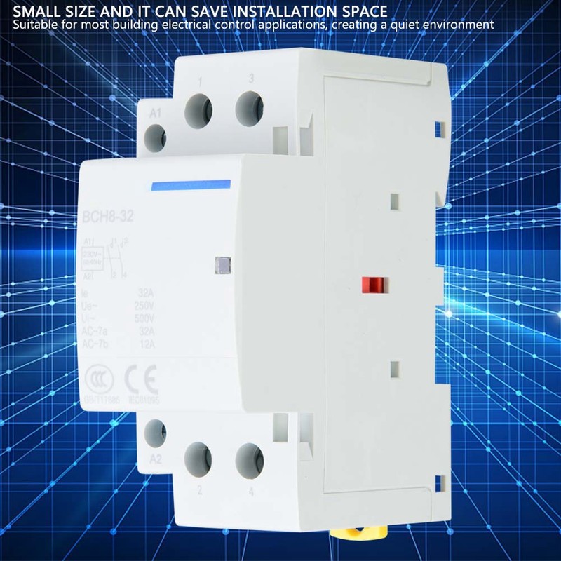 2P 32A Low Power Consumption Household DIN Rail AC Contactor