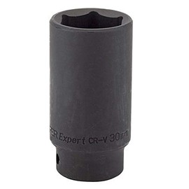 Draper Expert 30870 30 mm 1/2-Inch Square Drive Hi-Torq Deep Impact Socket , Blue