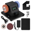Mini Bench Grinder Polisher Machine Small Disc Sander with Sanding
