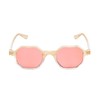 Medspex R786M FL-41 Reading Glasses +1.75 Tan Crystal Pink Migraine