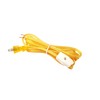 B&P Lamp® 8 Foot Clear Gold Cord Set with Inline