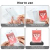 Rainmae 35PT Magnetic Card Holder,6 Pcs Magnetic Trading Card Holders