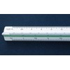 Linex 311 Triangular Scale with Coloured Chamfer 30 cm, Pitch