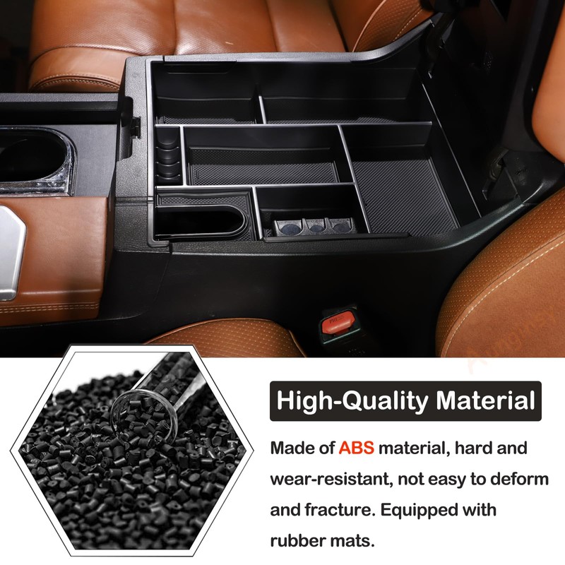 Aunginsy Car Armrest Box Storage Box Compatible with Toyota Tundra