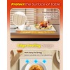 Food Warming Mat, Fast Heating Silicone Electric Warming Tray with
