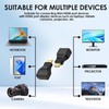AYMBH Mini HDMI to HDMI Adapter, Gold-Plated Male to Female