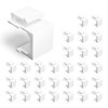 VCE 30-Pack Blank Keystone Jack Inserts for Keystone Wall Plate