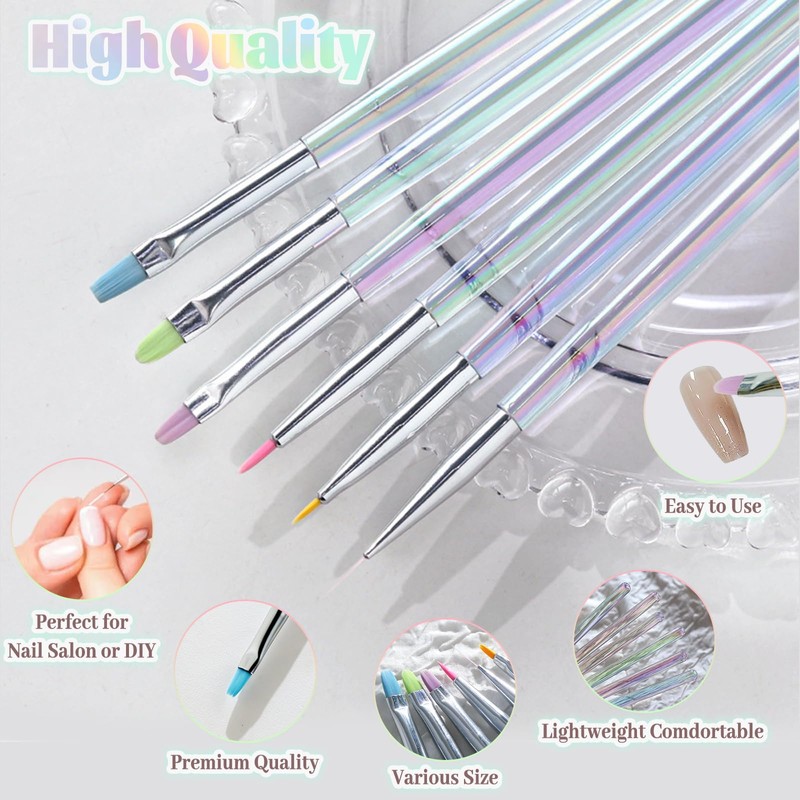 Nail Brushes for Nail Art,Acrylic Nail Art Brushes,Nail Art Design
