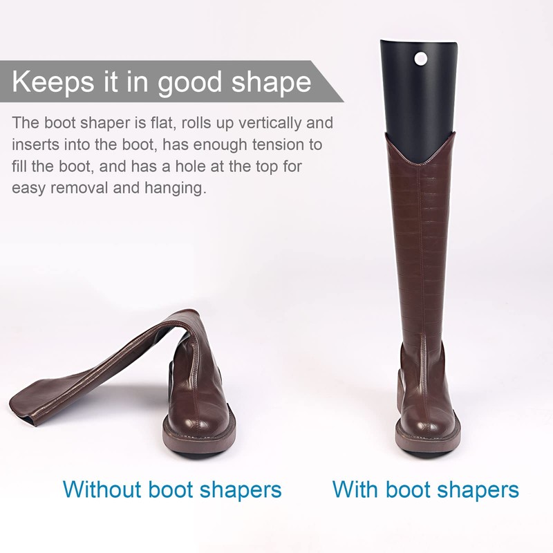 sourcing map Pack of 8 Boot Shaper Shape Inserts 8