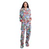 Hooded Plush Footed Pajamas Onesie with Drop Seat for Men
