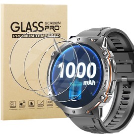 KUSINHOKA 3 Stück Schutzfolie kompatibel mit Oukitel BT13 Smartwatch, [Anti-Kratzen] Weiche TPU Displayschutzfolie, Vollständige Abdeckung HD Klar Anti-Fingerprint Folie für Oukitel BT13