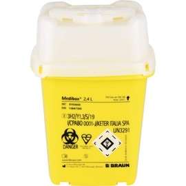 B.Braun Medibox® disposal container, collection container, cannula container, cannula box, 2.4 litres