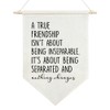 JMYROG A True Friendship isn't About Being Inseparabie Canvas Hanging