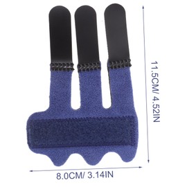 FOMIYES 3sets Injured Finger Brace Night Gloves for Finger Sprain Wrap Joint Fixing Band 2pcs*3