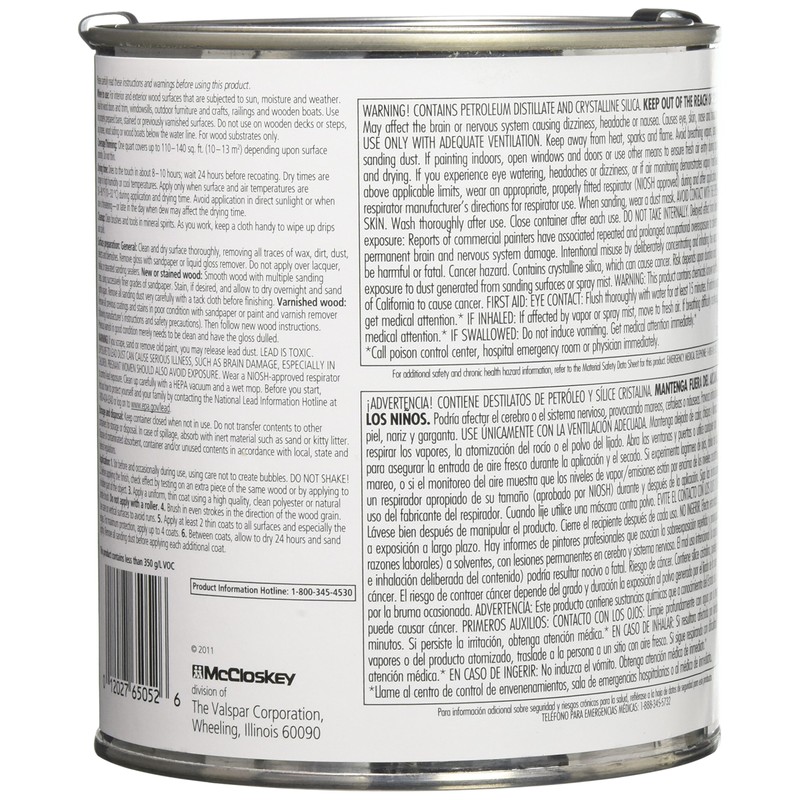 MCCLOSKEY 6505 Voc Mow Spar Satin, full size, N/A, full