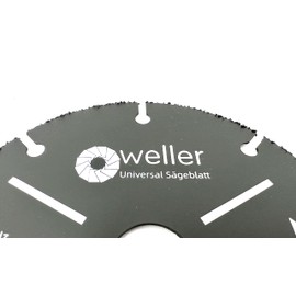 WELLERWERKZEUGE Multi Saw Blade Cutting Disc 125 mm Angle Grinder for Laminate Wood Plastic Nail-proof