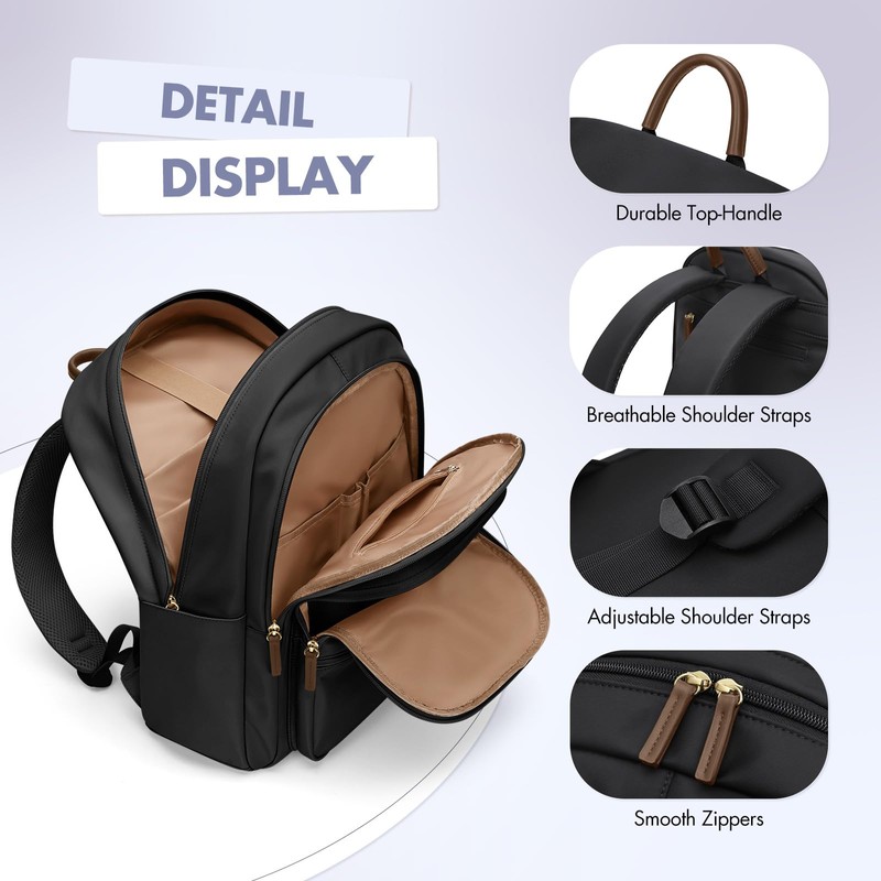 Backpack for Women Work College Travel Laptop Backpacks Multi-Functional Casual