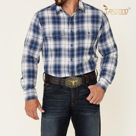 JASGOOD Men Leather Western Cowboy Belt Engraved Longhorn Buckle Belt for Men Women Cowgirl Western Belt for Jeans,Coffee