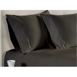 MyGiza Sheets,100% Certified Giza Egyptian Cotton Sheets-California King Size Giza Cotton Sheets Set to Fit Upto 18 Inches Deep Mattress (4 Pcs) Slate Grey