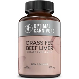 Grass Fed Beef Liver Capsules, Grassfed Beef Liver Supplement, Desiccated Beef Liver Capsules, Beef Liver Supplement Grass Fed, Dessicated Liver Supplement, Freeze Dried Liver, Beef Liver Pills - size: 2 Bottles in Pack