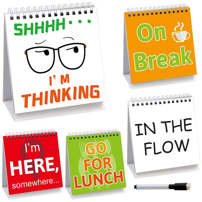 Fancy Land Funny Desk Signs 30 Different Fun and Flip-Over