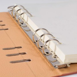 A5 Blank Refills Paper for Filofax Planner/Binders, 100 Sheets/200 Pages, 100gsm White Paper, 6 Hole Loose Leaf Paper, 14.8x21cm