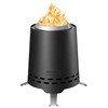 Onlyfire Smokeless Fire Pit with Carrying Bag & Top Bracket,
