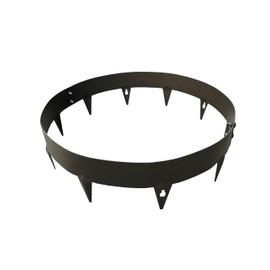 Core Landscaping 4 Foot Diameter Brown Pre-Rolled Steel Tree Ring