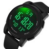 Digital Sports Watch Glass Waterproof Luminous Backlight Digital Watch with