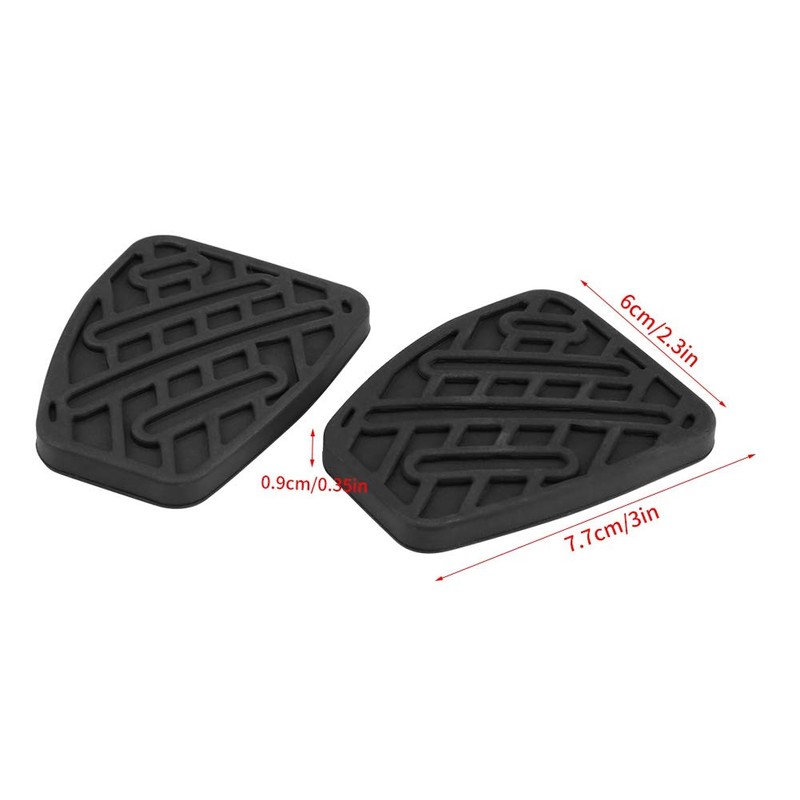 1 Pair Car Rubber Brake Pedal Pad Rubber Cover for