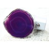 Purple Agate Slice LED Night Light with Auto Sensor -