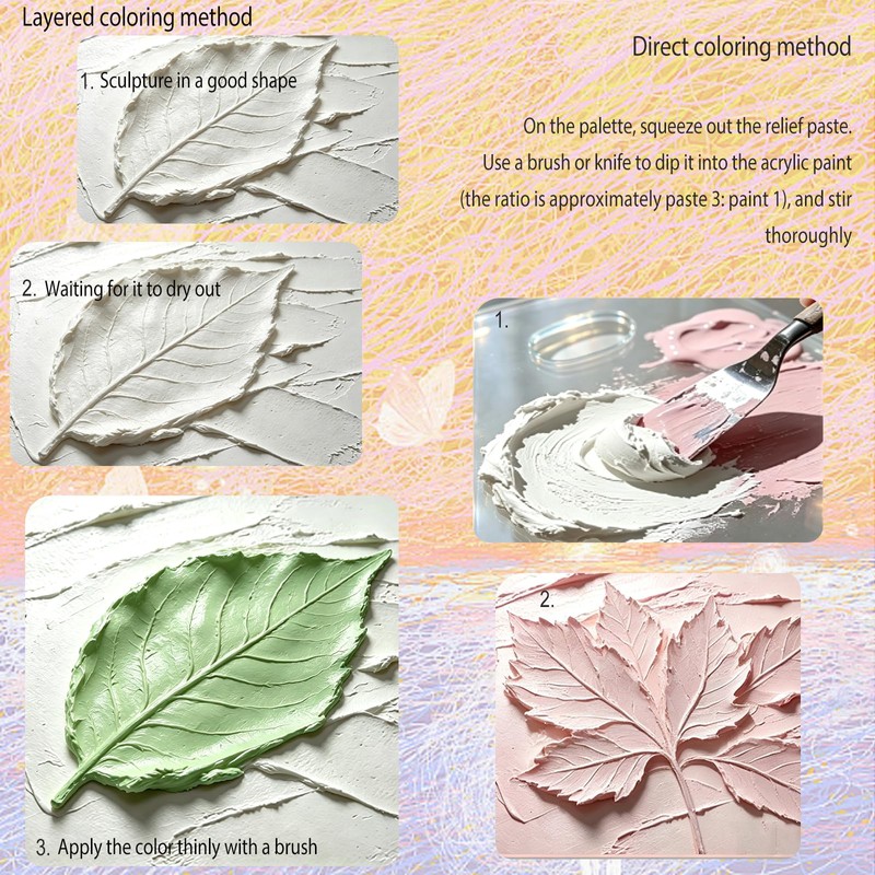 Modeling Paste for Acrylic Textured Art 500ml/31.75oz(900g)