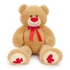 MaoGoLan Giant Teddy Bear 36" Stuffed Animal - Red Heart