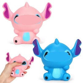 Philoctes Pink Blue Toy, Pack of 2 Toy, Cartoon Toy for Educational Toy, Cartoon Birthday Fun Gift Boys and Girls, Children Adults Party Gifts