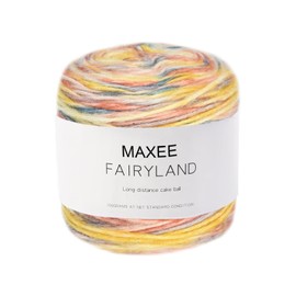 Maxee Gradient Yarn 100 g, 220 Mete Cupcakes Bobbel Yarn for Knitting, Crochet, Multicoloured Gradient Crochet Yarn, Hand Knitting, Crochet, Cotton Knitting Yarn for DIY Scarf, Hat, Sweater and